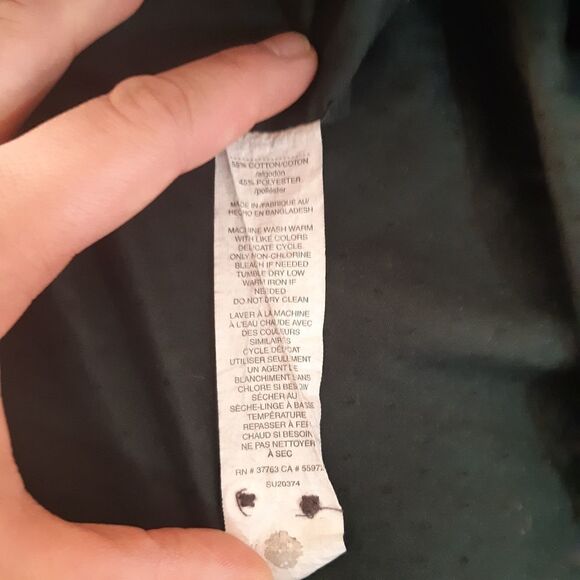 Long Sleeve Button Down Dress Shirt size Small - Picture 7 of 8